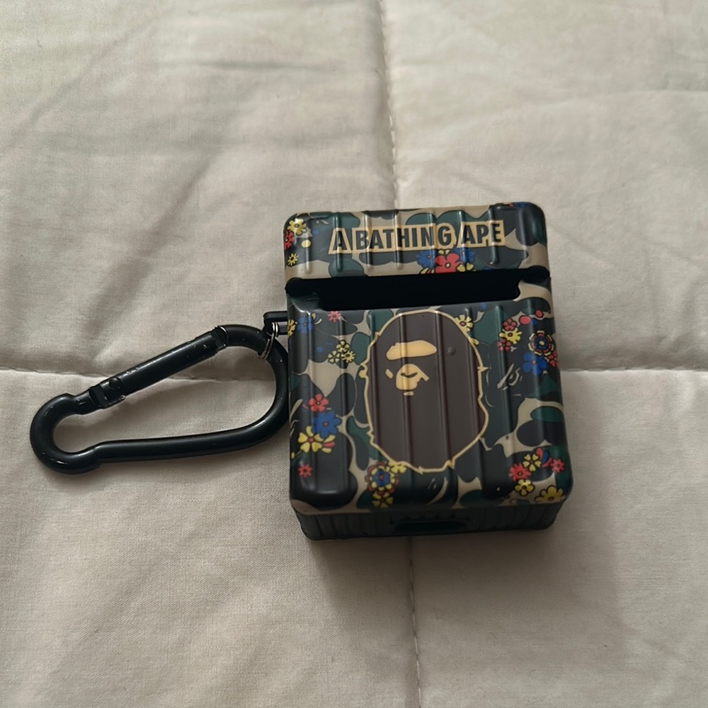A Bathing Ape Camo AirPods Case